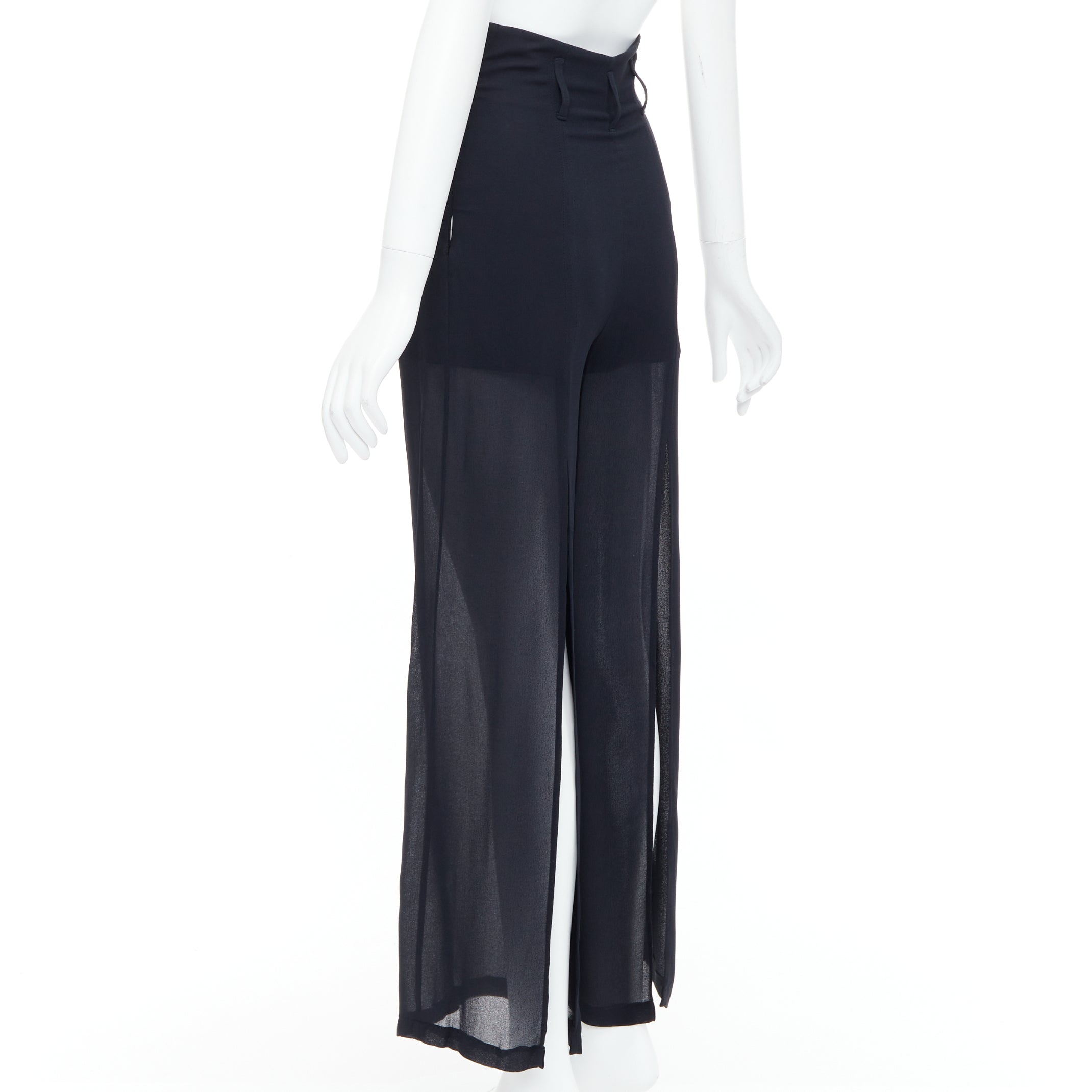Byblos Sheer Wide Pants - Side view