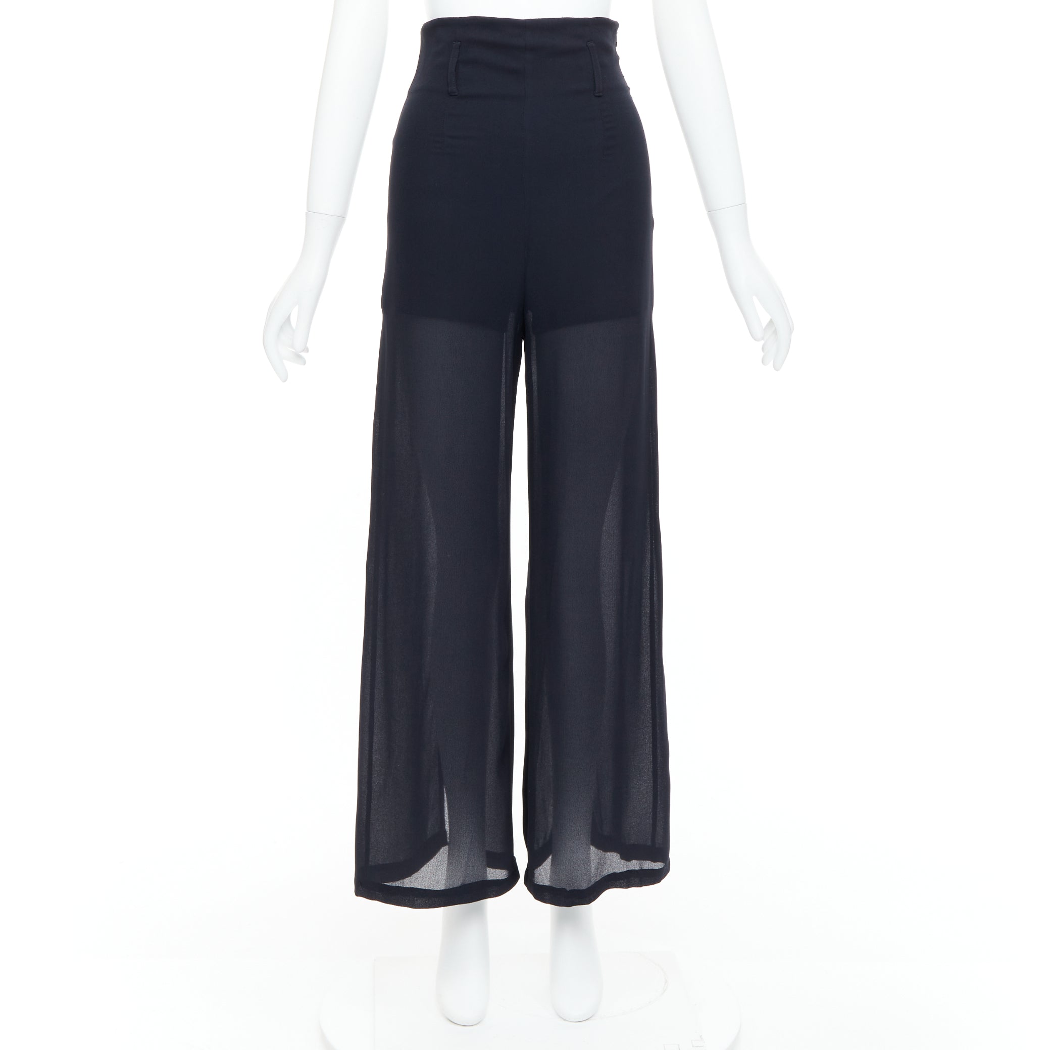Byblos Sheer Wide Pants - Image 11