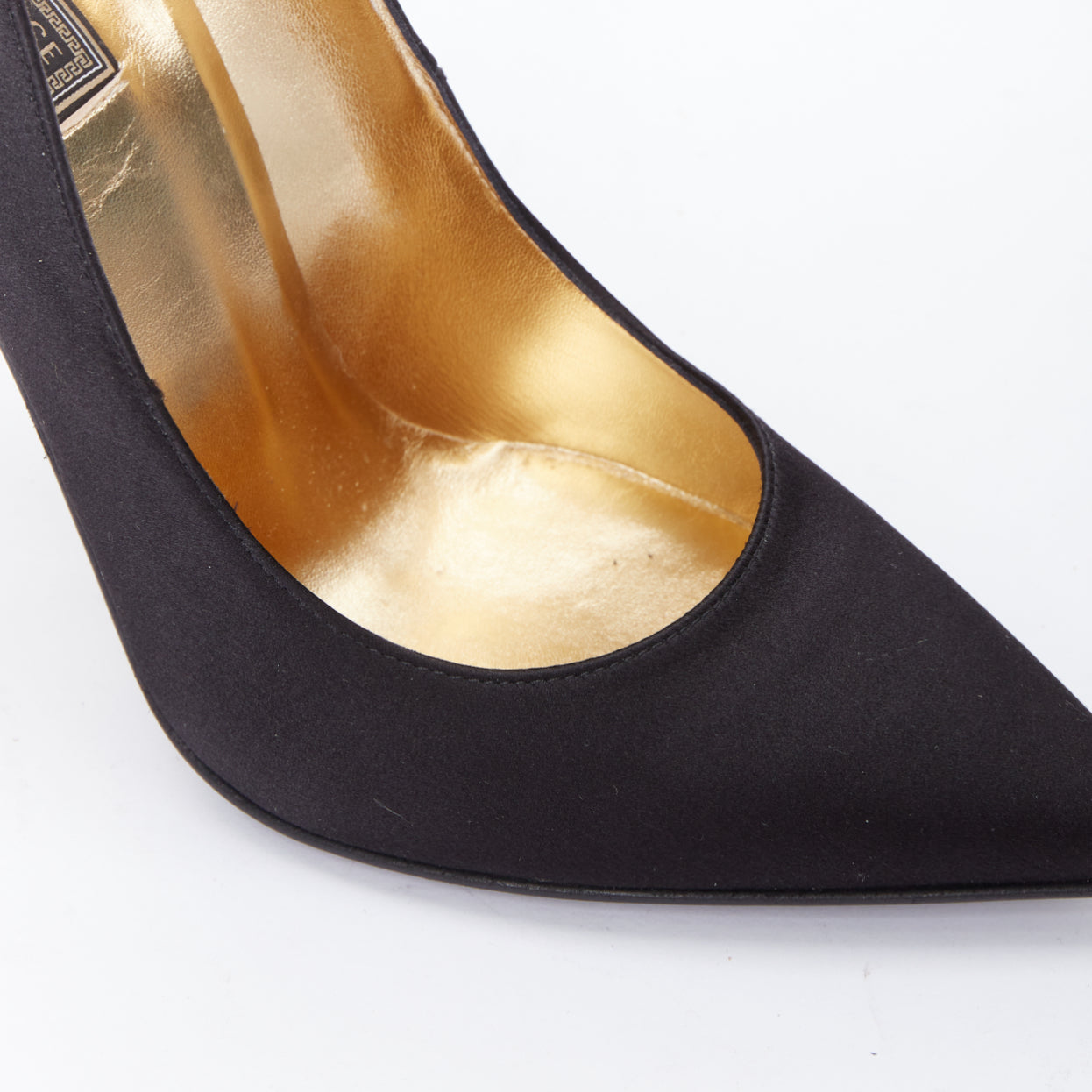 Versace Satin Cross Heels - Detail 2