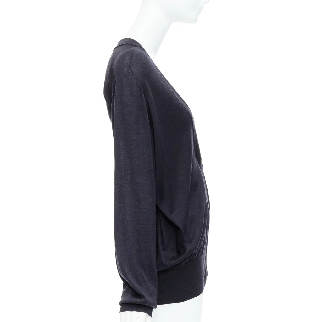 Maison Martin Margiela Layered Deconstructed Sweater Black Silk Never worn - Model View