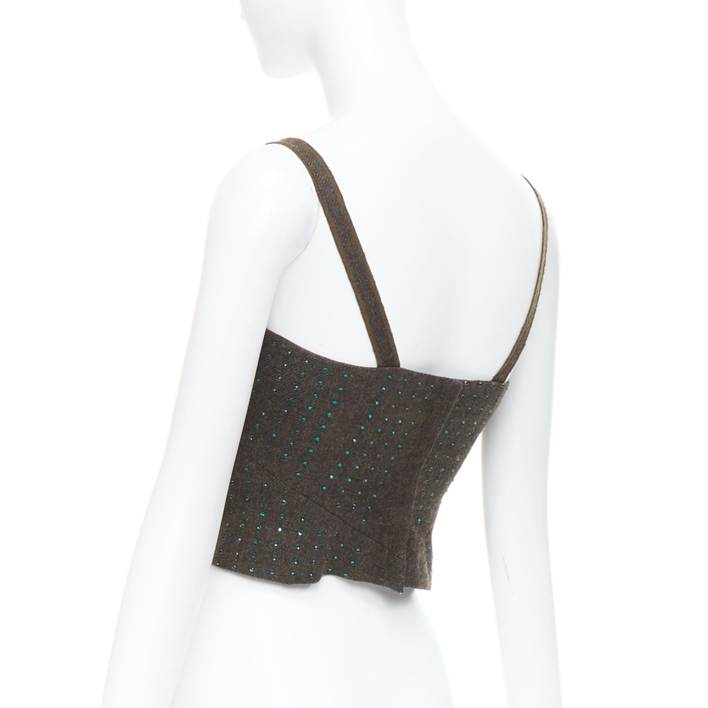 Miu Miu Green Crystal Bustier - Detail 1