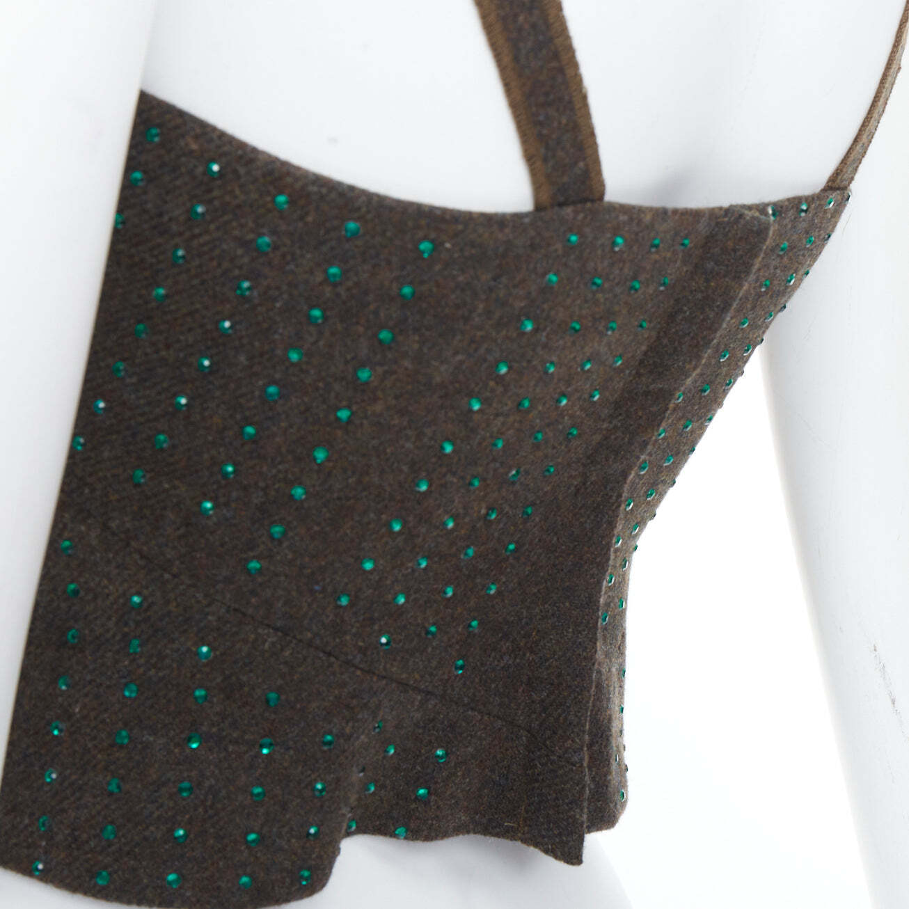Miu Miu Green Crystal Bustier - Image 10