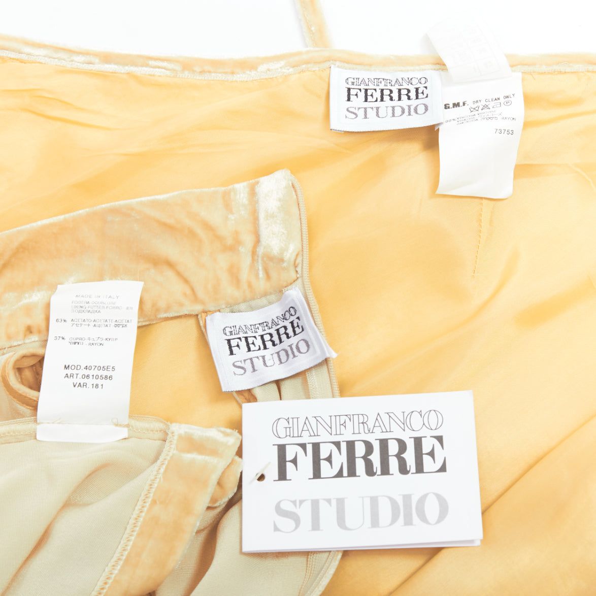 Gianfranco Ferre Beaded Velvet Halter - Image 10