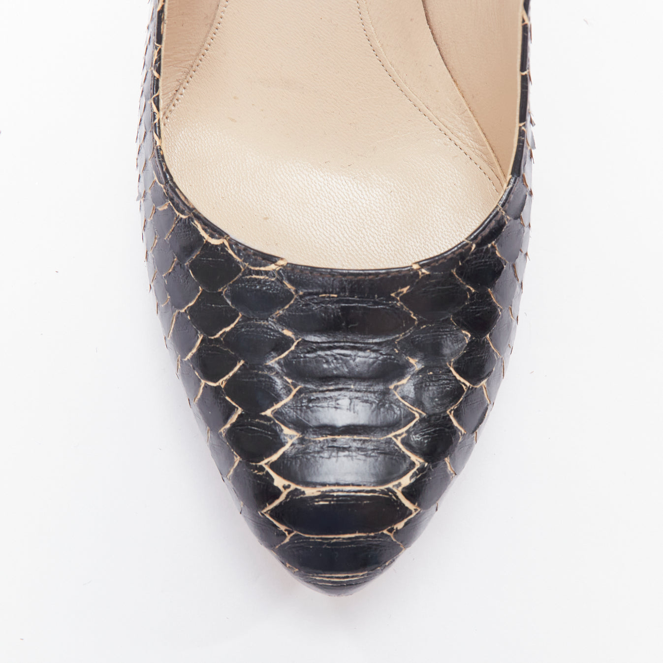 Alexander Mcqueen Scaled Leather Pumps - Detail 1