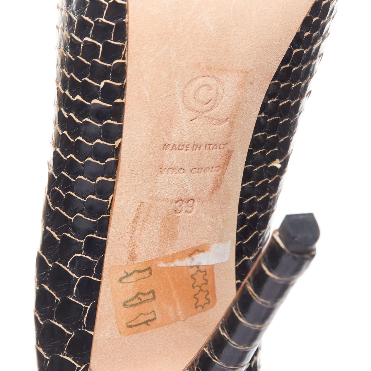 Alexander Mcqueen Scaled Leather Pumps - Image 12