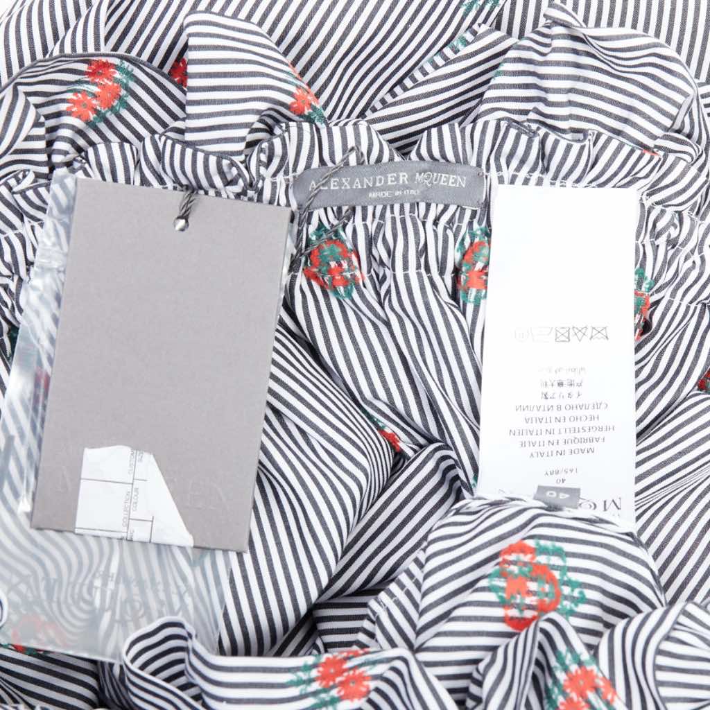 Alexander Mcqueen Pinstripe Tent Dress - Image 11