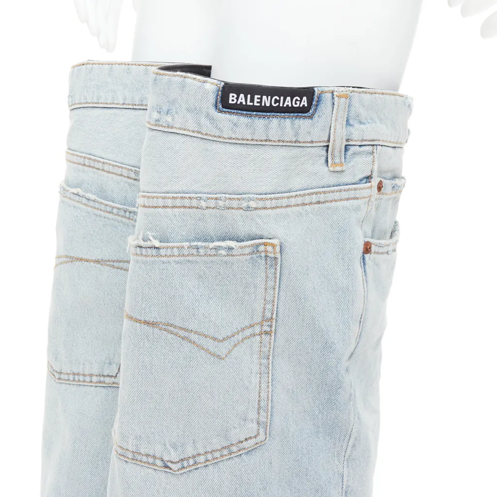 Balenciaga Falkon Blue Cotton Never worn, with tag - Back View