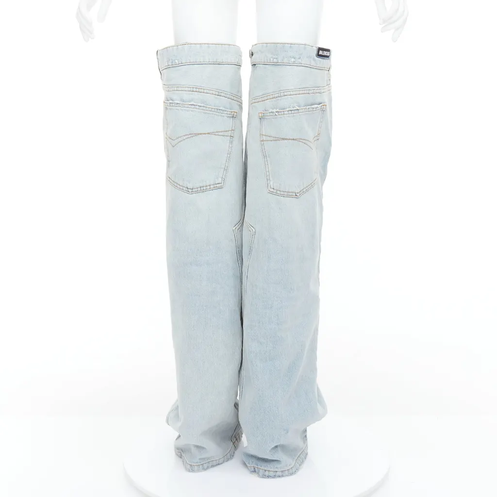Balenciaga Falkon Blue Cotton Never worn, with tag - Box View