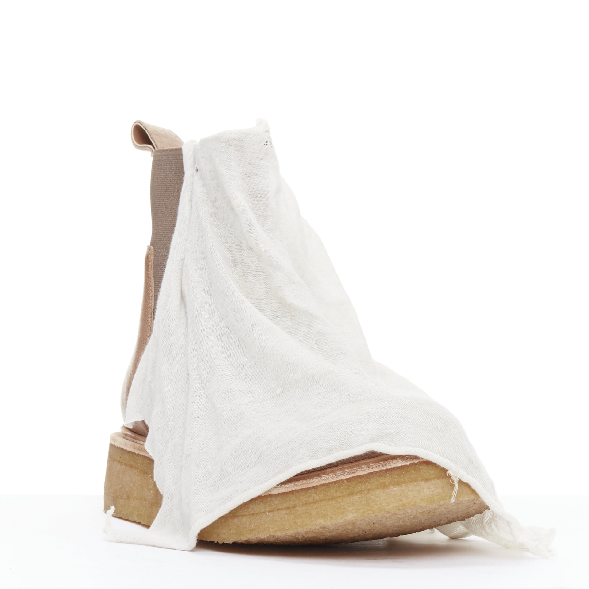Rick Owens Drape ankle leather  - Back view