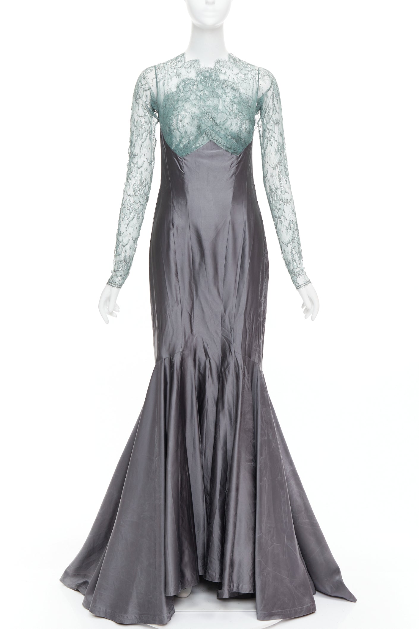Guy Laroche Crossover Mermaid Gown