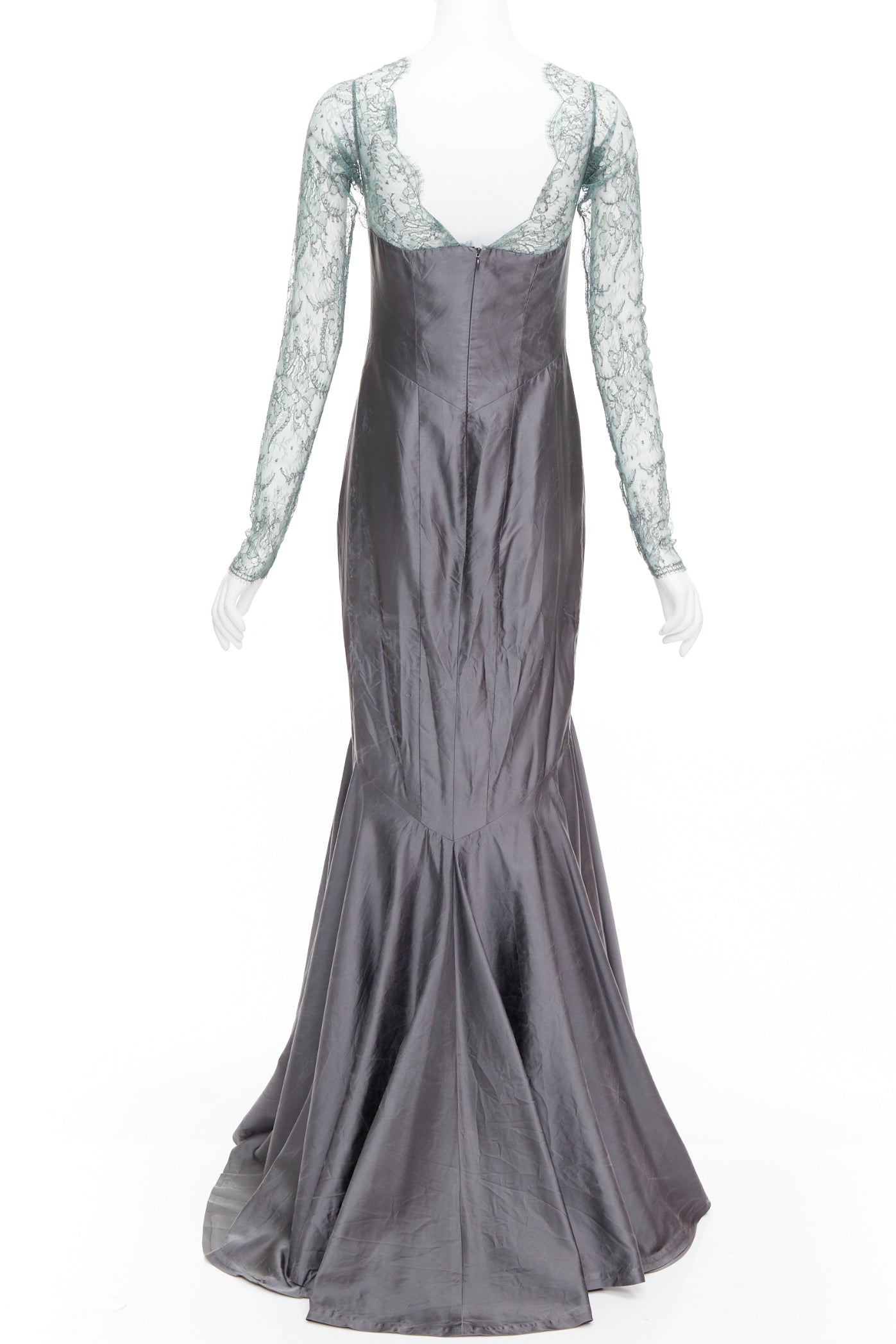 Guy Laroche Crossover Mermaid Gown - Side view