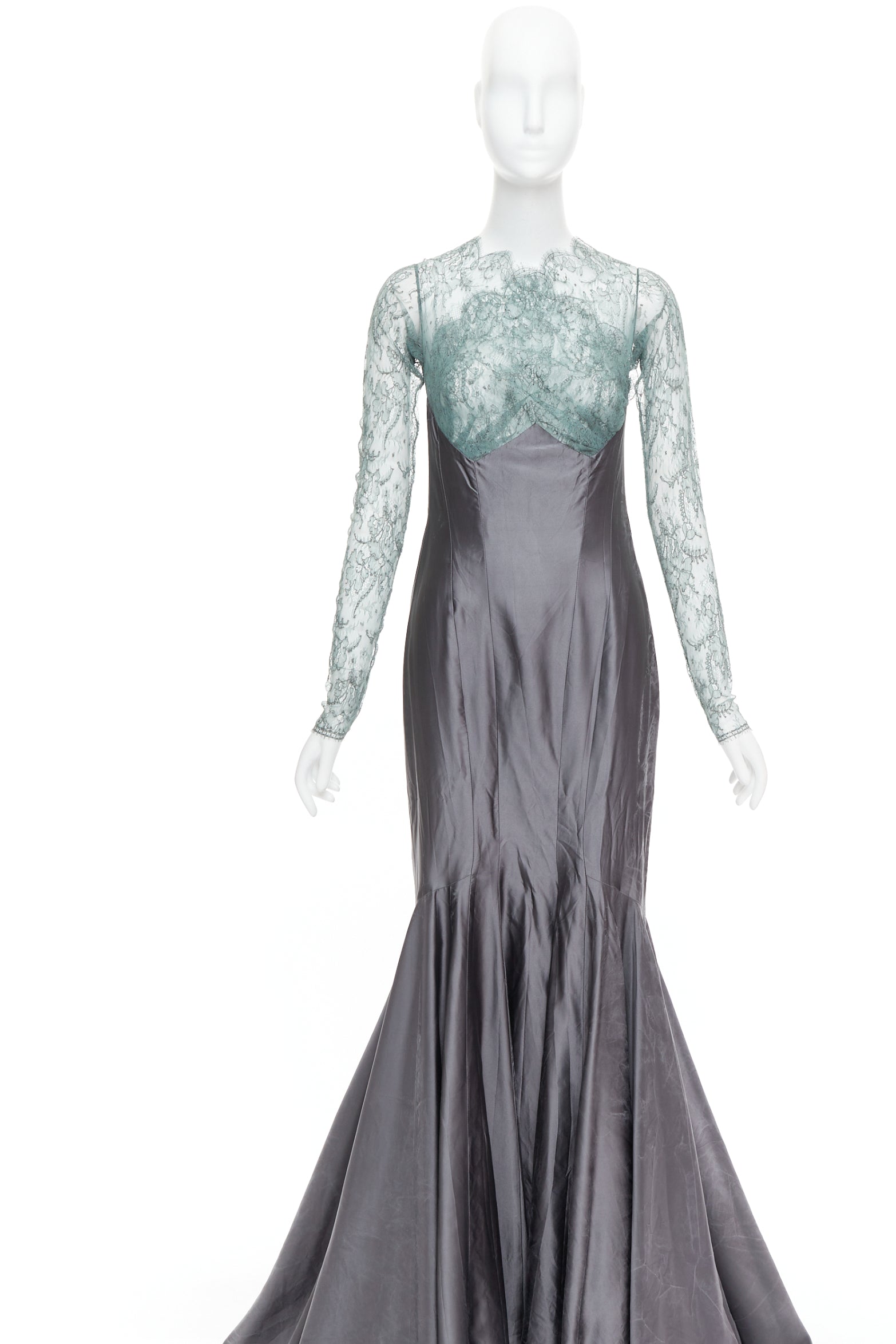 Guy Laroche Crossover Mermaid Gown - Image 12