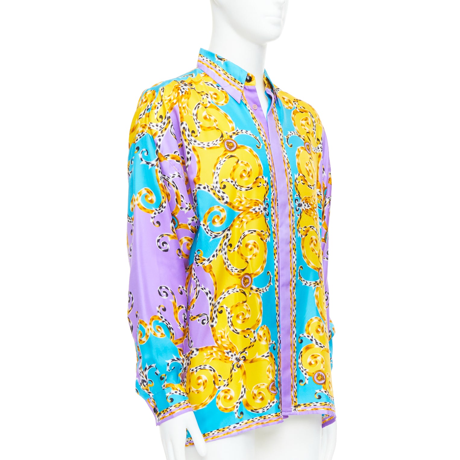 Gianni Versace Leopard Baroque Shirt - Image 6