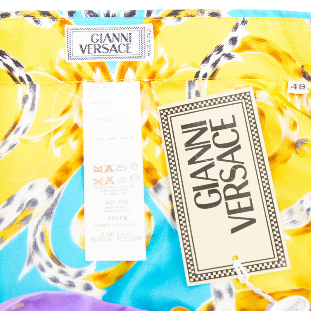 Gianni Versace Leopard Baroque Shirt - Image 10