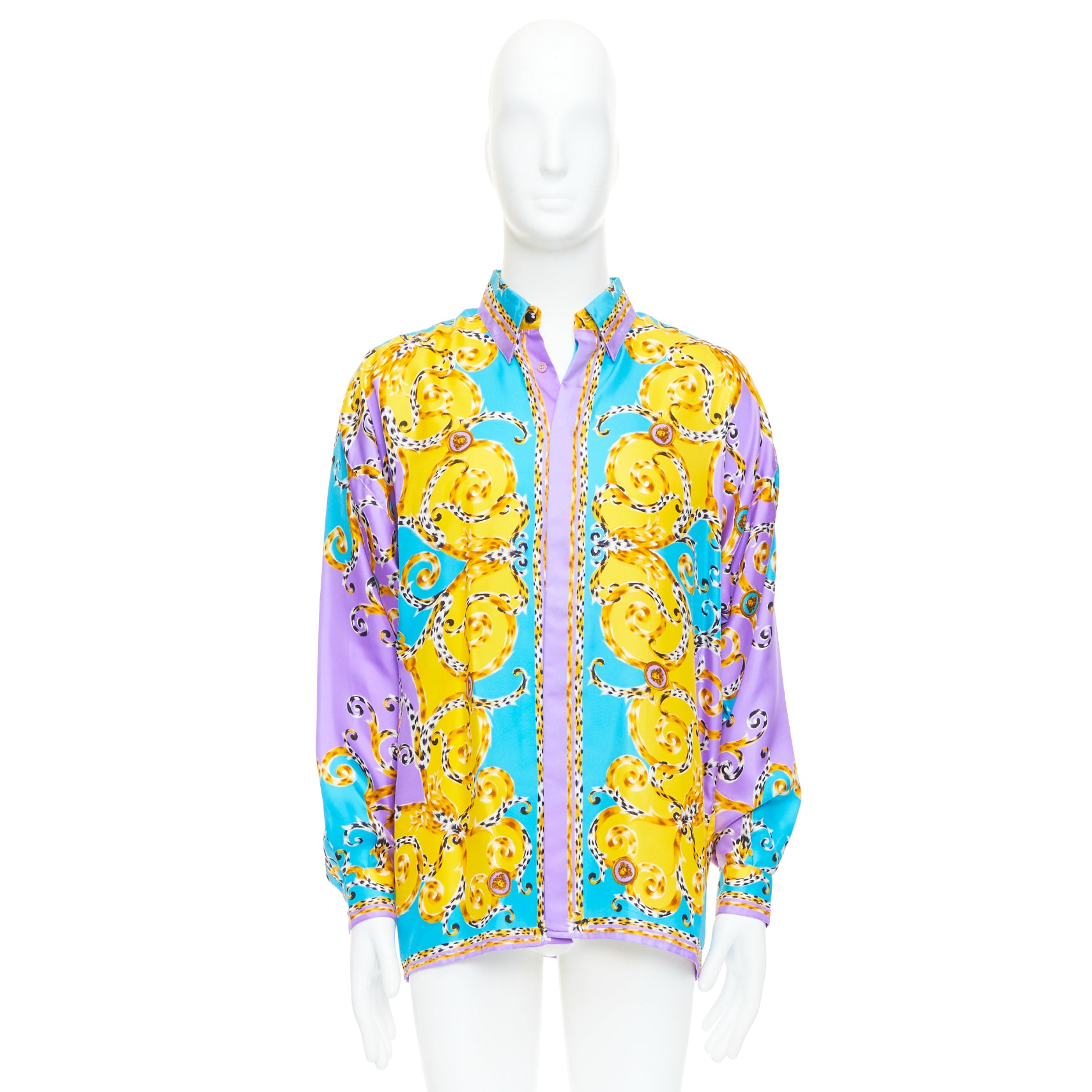 Gianni Versace Leopard Baroque Shirt - Image 11