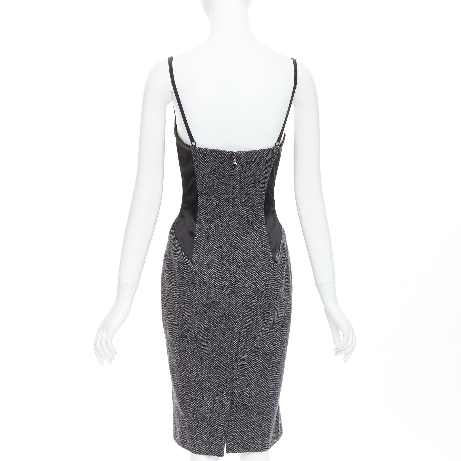 Dolce & Gabbana Herringbone Tweed Dress - Side view
