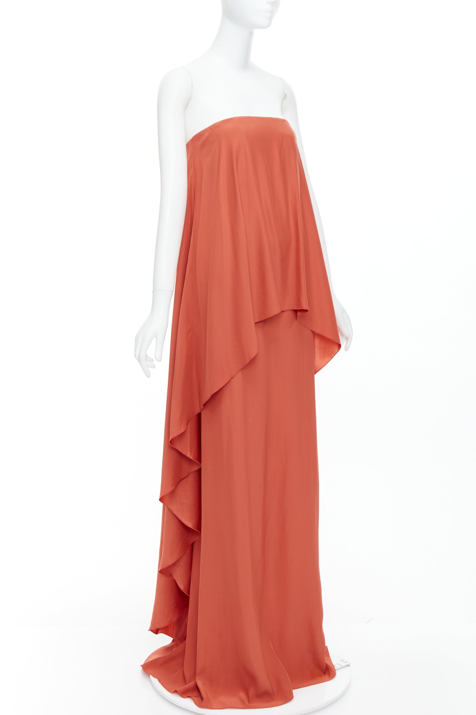 Lanvin Tiered Column Gown