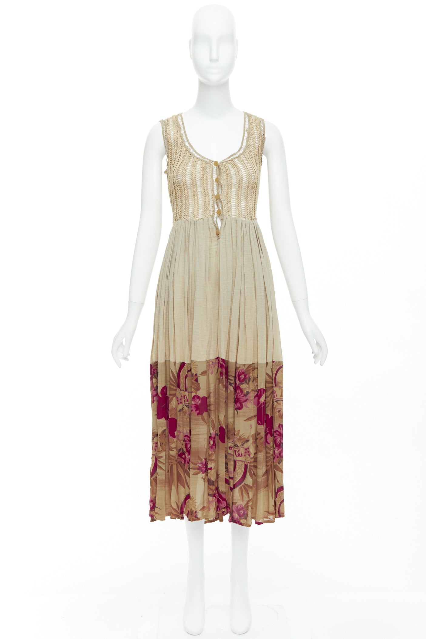 Unsigned / متعددة Floral Midi Dress - Image 11