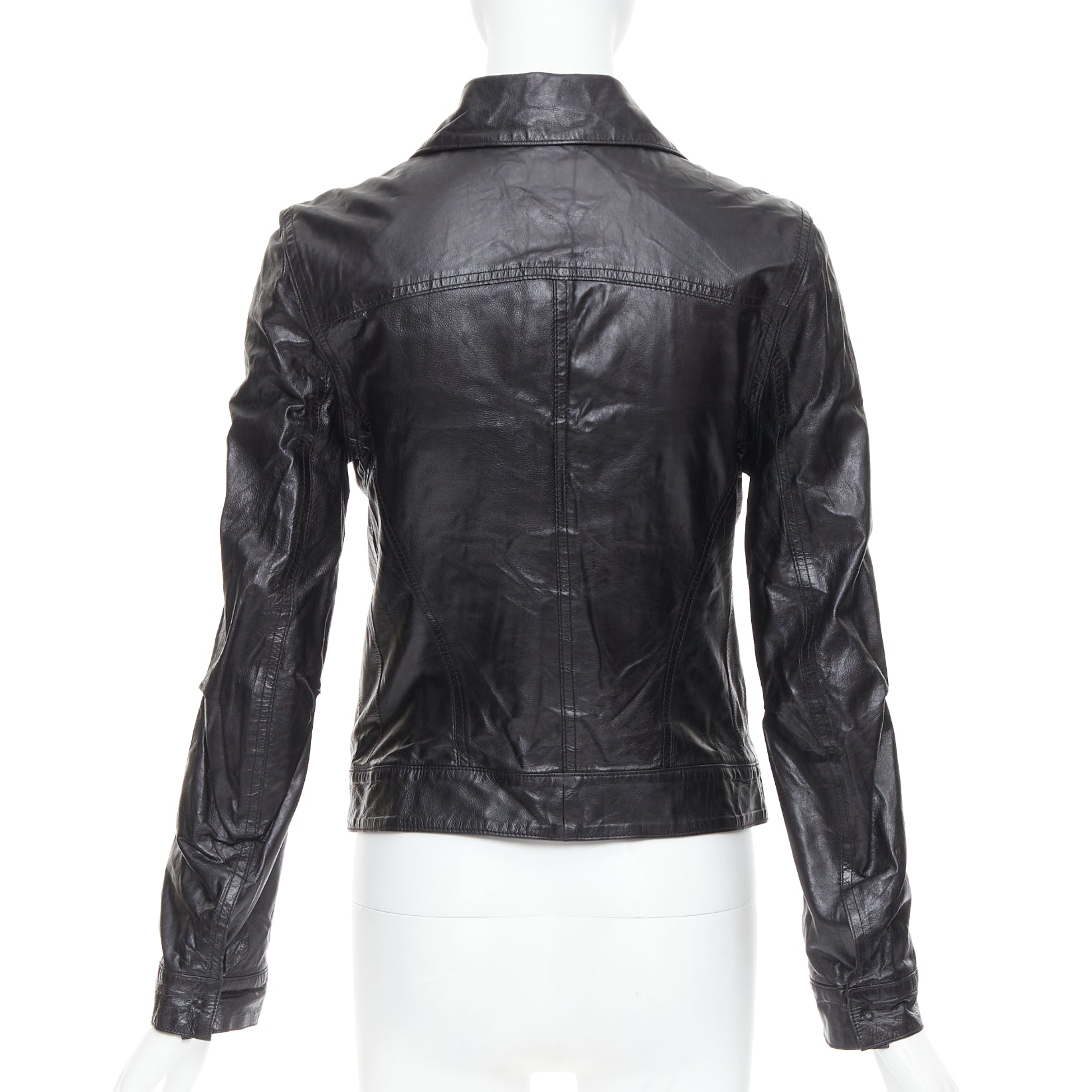 Ann Demeulemeester Leather Snap Jacket - Detail 1