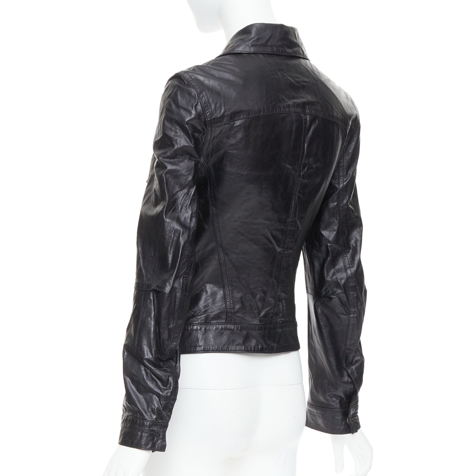 Ann Demeulemeester Leather Snap Jacket - Detail 2