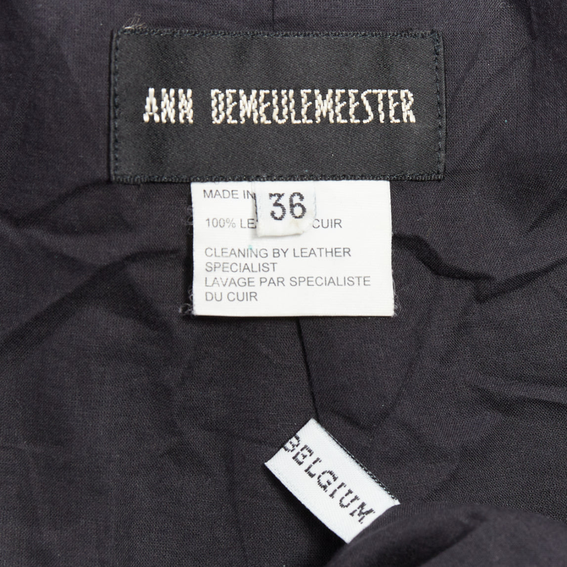 Ann Demeulemeester Leather Snap Jacket - Image 11