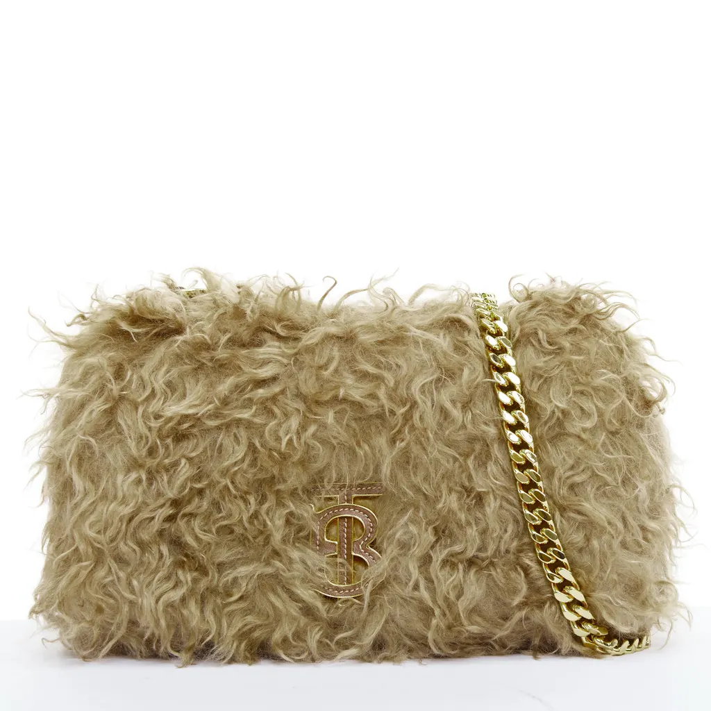 Burberry Lola Mohair Brown Fur Never worn - Front View