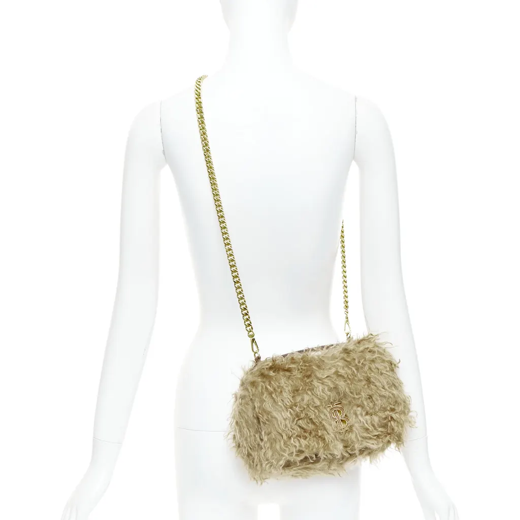 Burberry Lola Mohair Brown Fur Never worn - Back View
