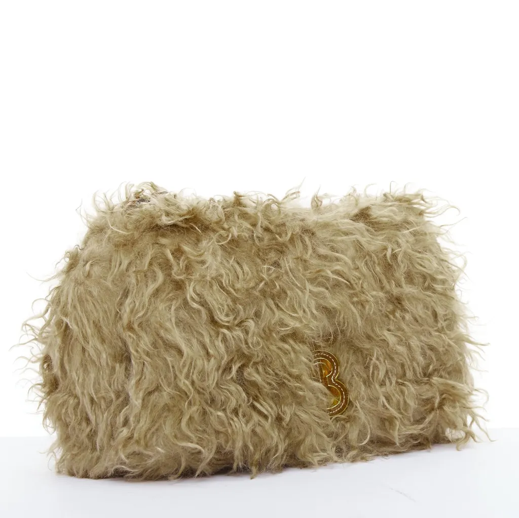 Burberry Lola Mohair Brown Fur Never worn - Inside View