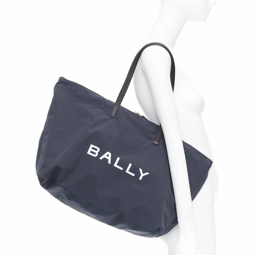 Bally Foldable Travel Tote - Back view