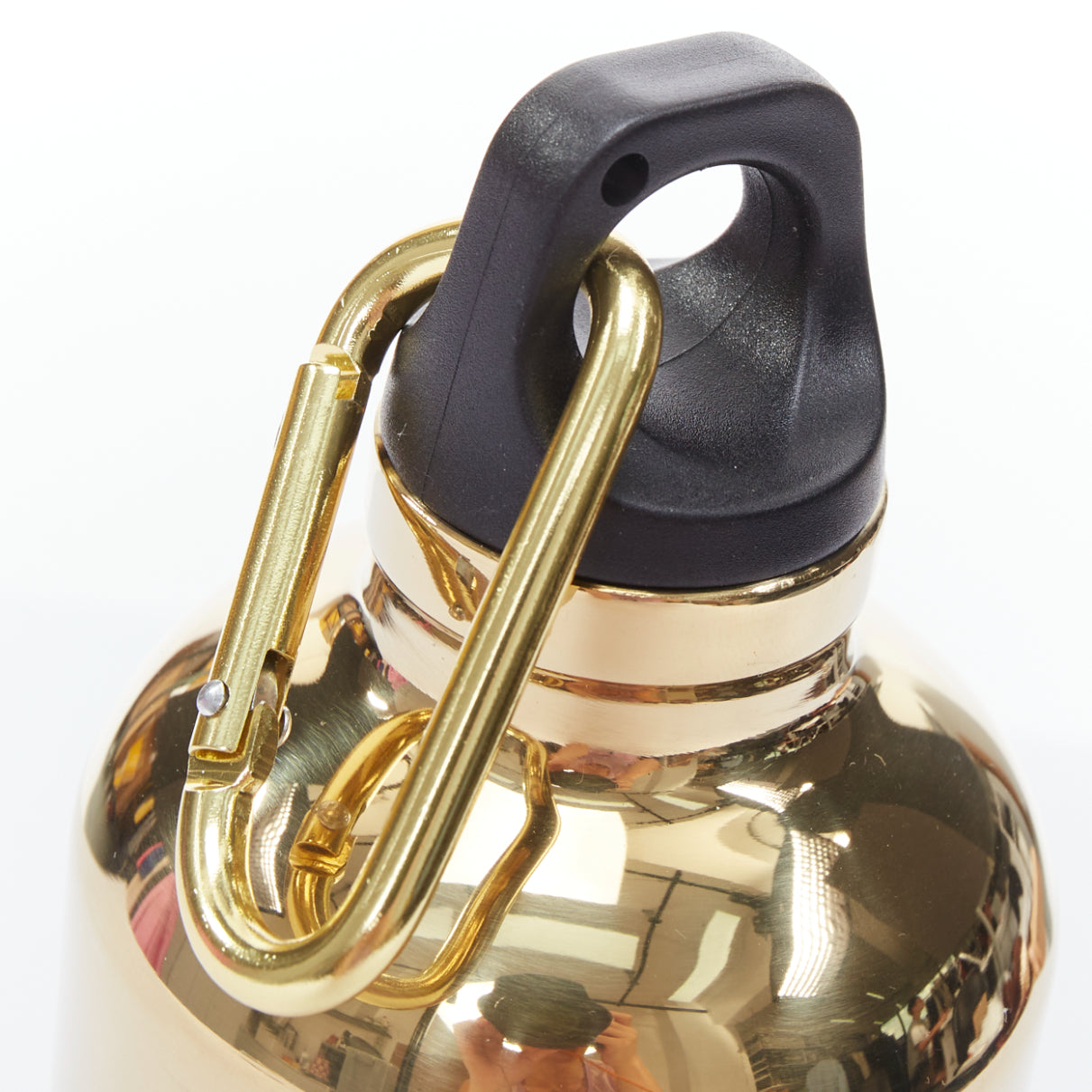 Prada Gold Water Bottle - Back view