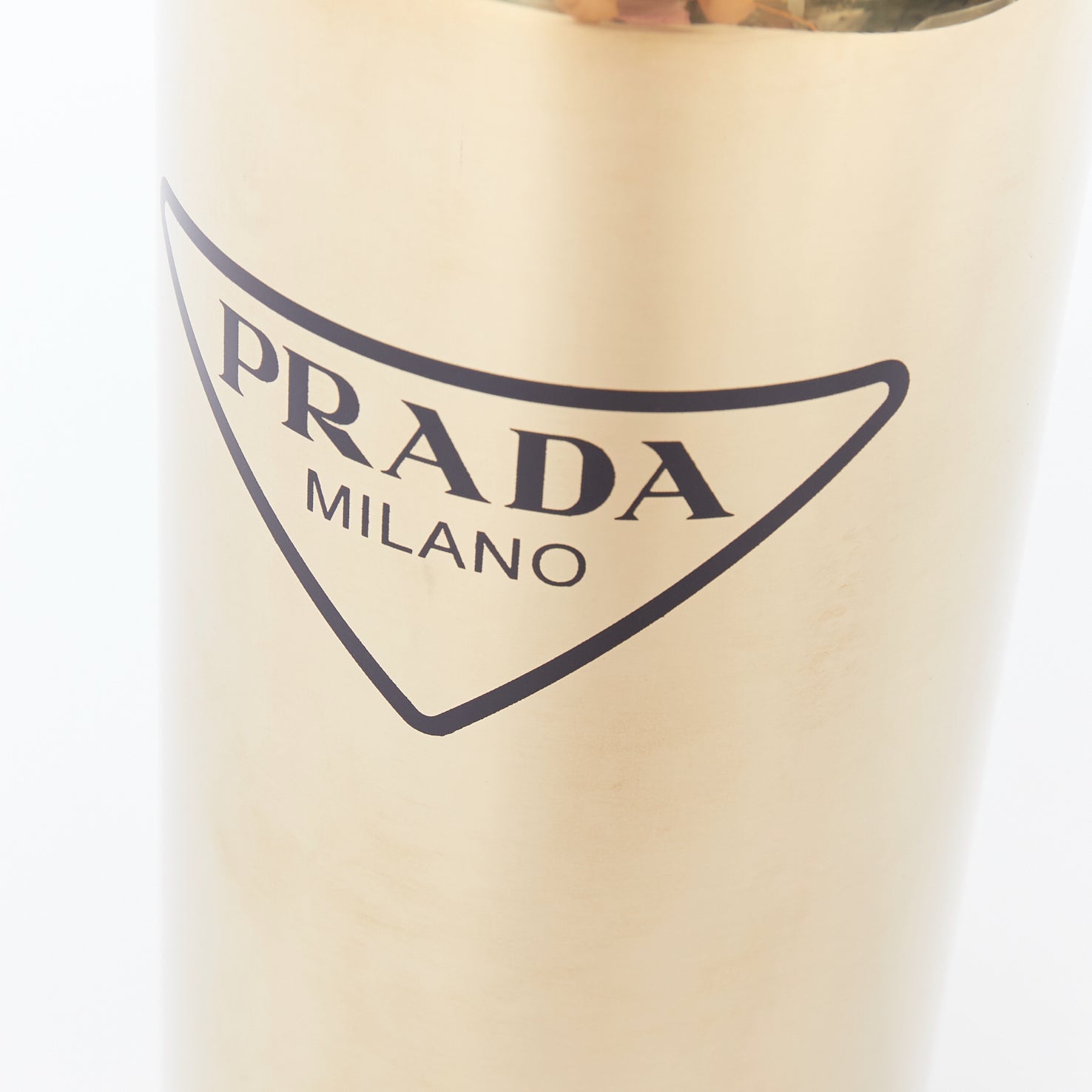 Prada Gold Water Bottle - Image 6