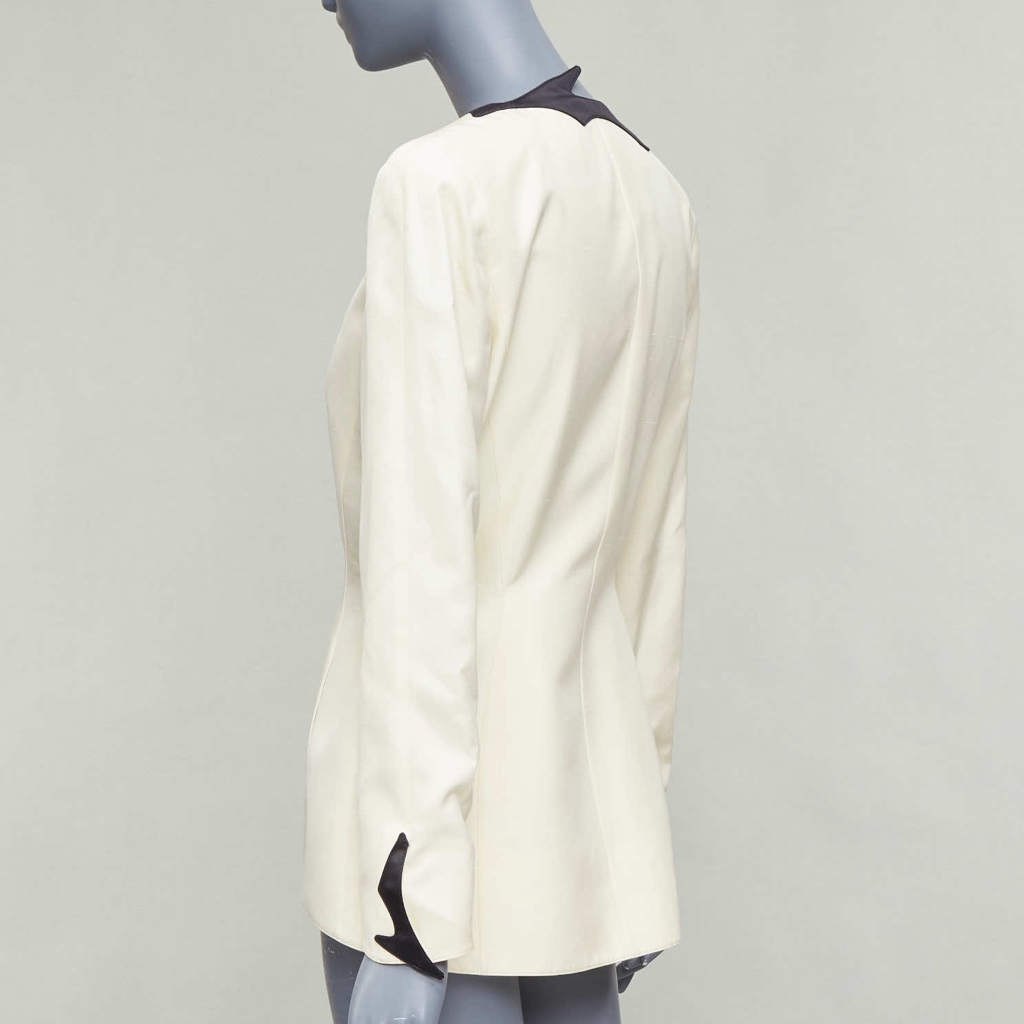 Thierry Mugler Cotton Peplum Blazer - Detail 1