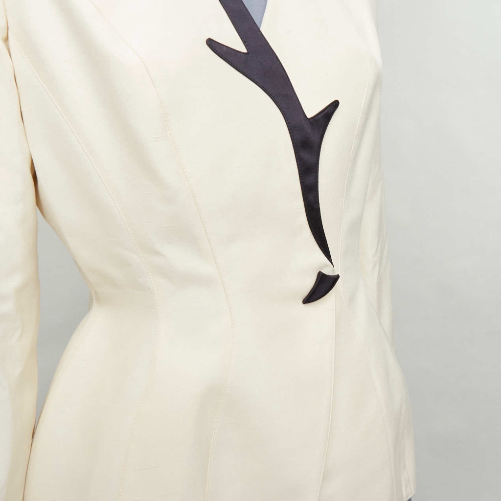 Thierry Mugler Cotton Peplum Blazer - Detail 2