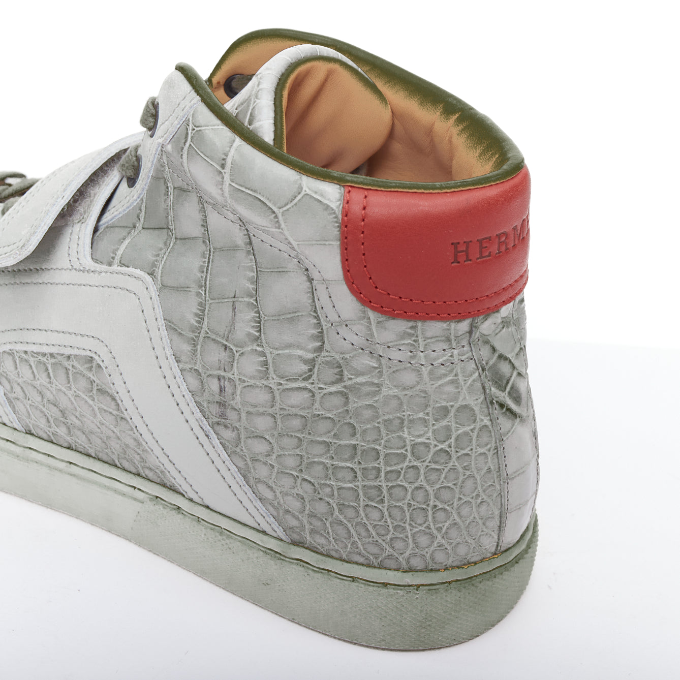 Hermès Croc High Tops - Image 10
