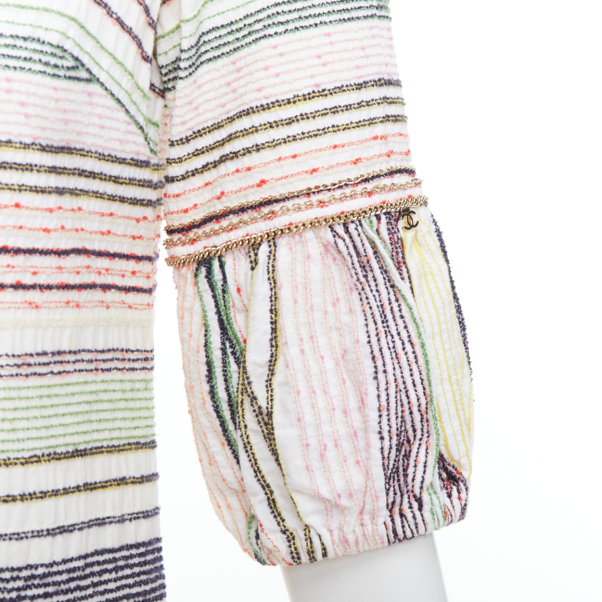 Chanel Tweed Chain Dress - Back view