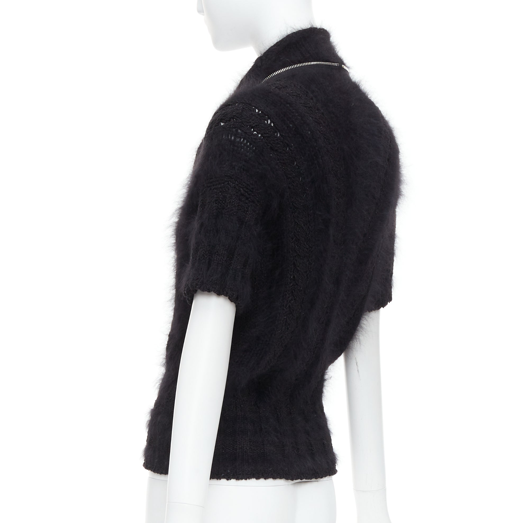 Chanel Fluffy Zip Sweater - Detail 1