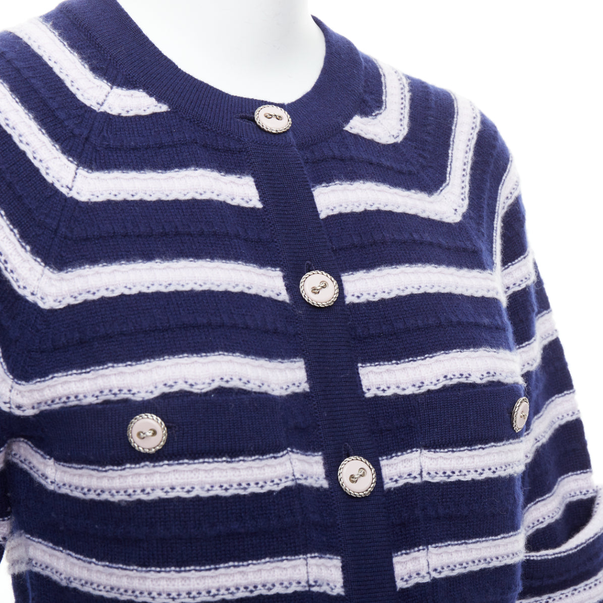 Chanel Cashmere Cardigan Dress - Back view