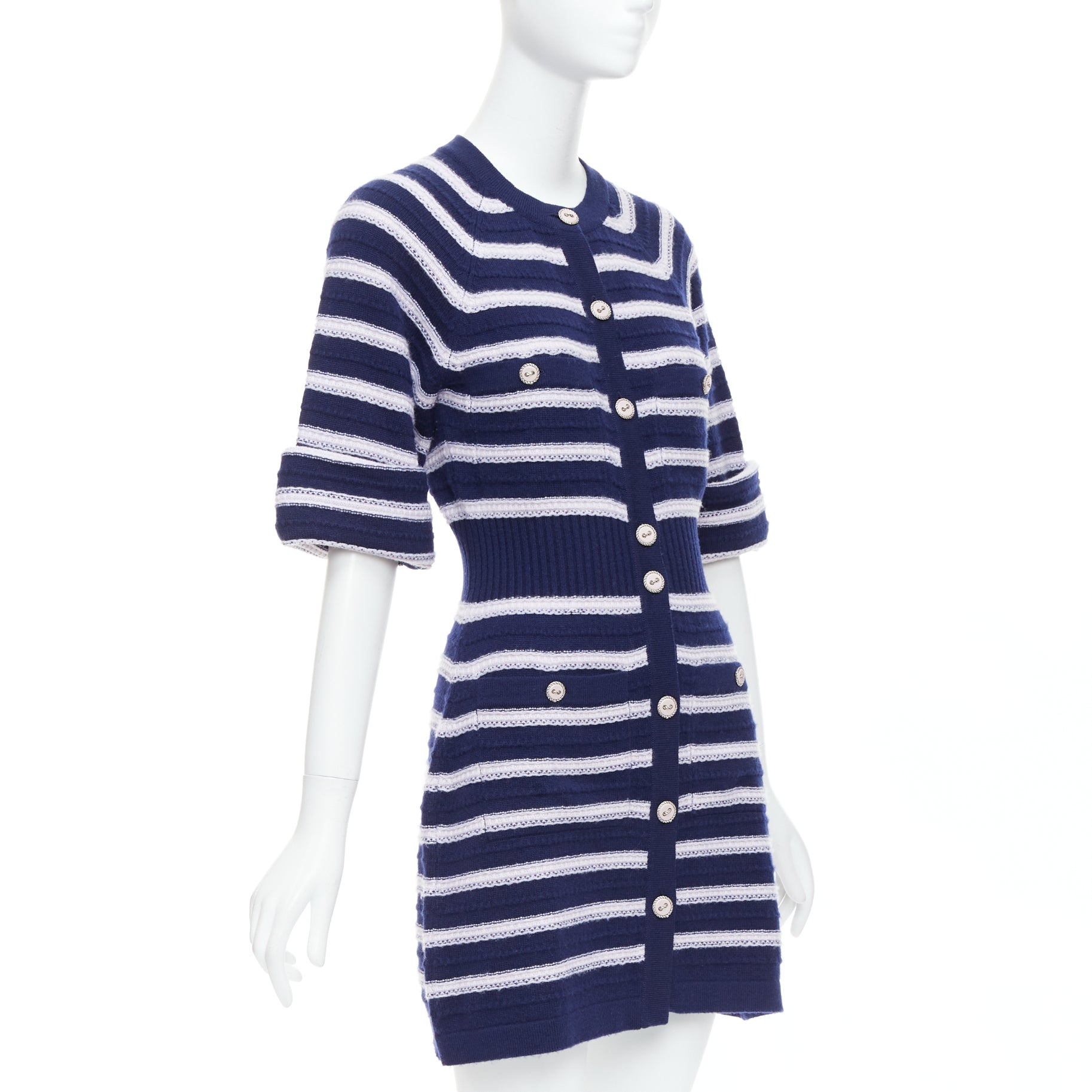 Chanel Cashmere Cardigan Dress - Image 6