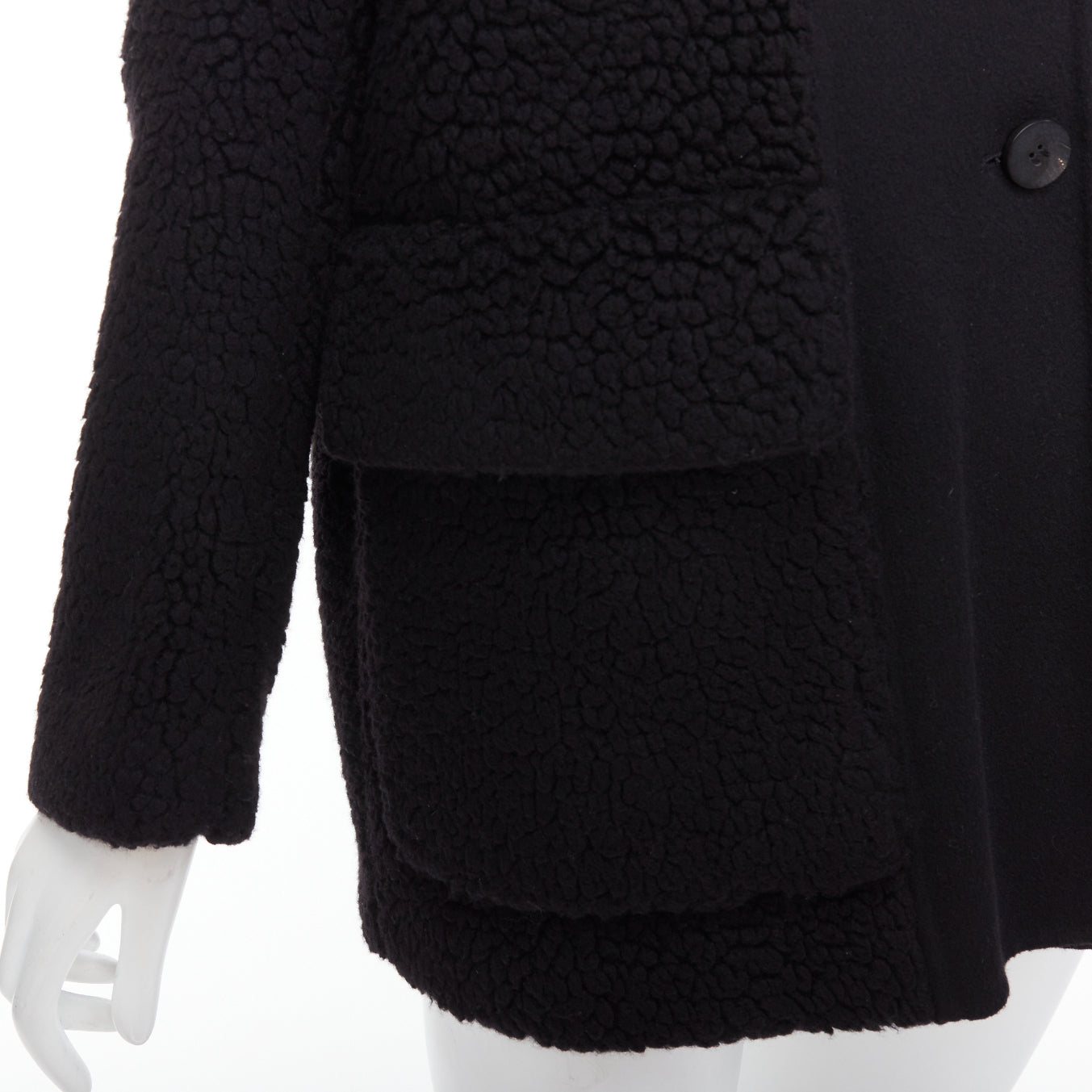 Dior Black Teddy Coat - Image 10