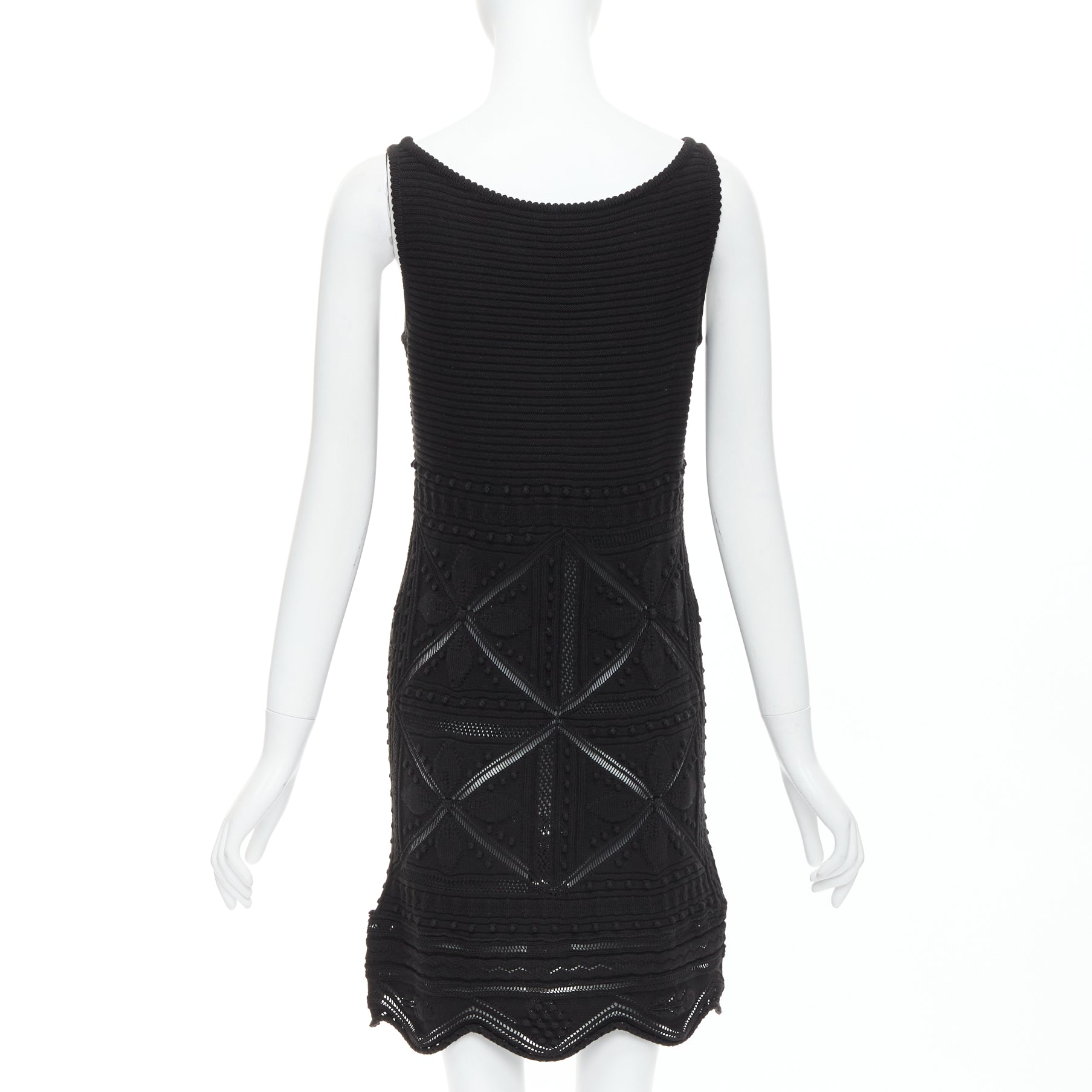 Chanel Pointelle Floral Dress - Side view