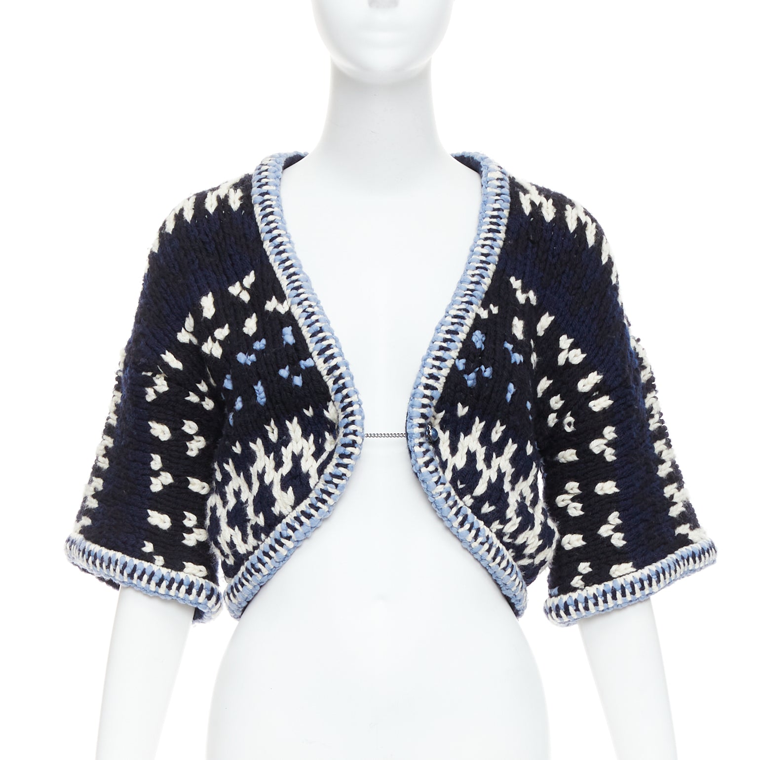 Chanel Braid Trim Cardigan