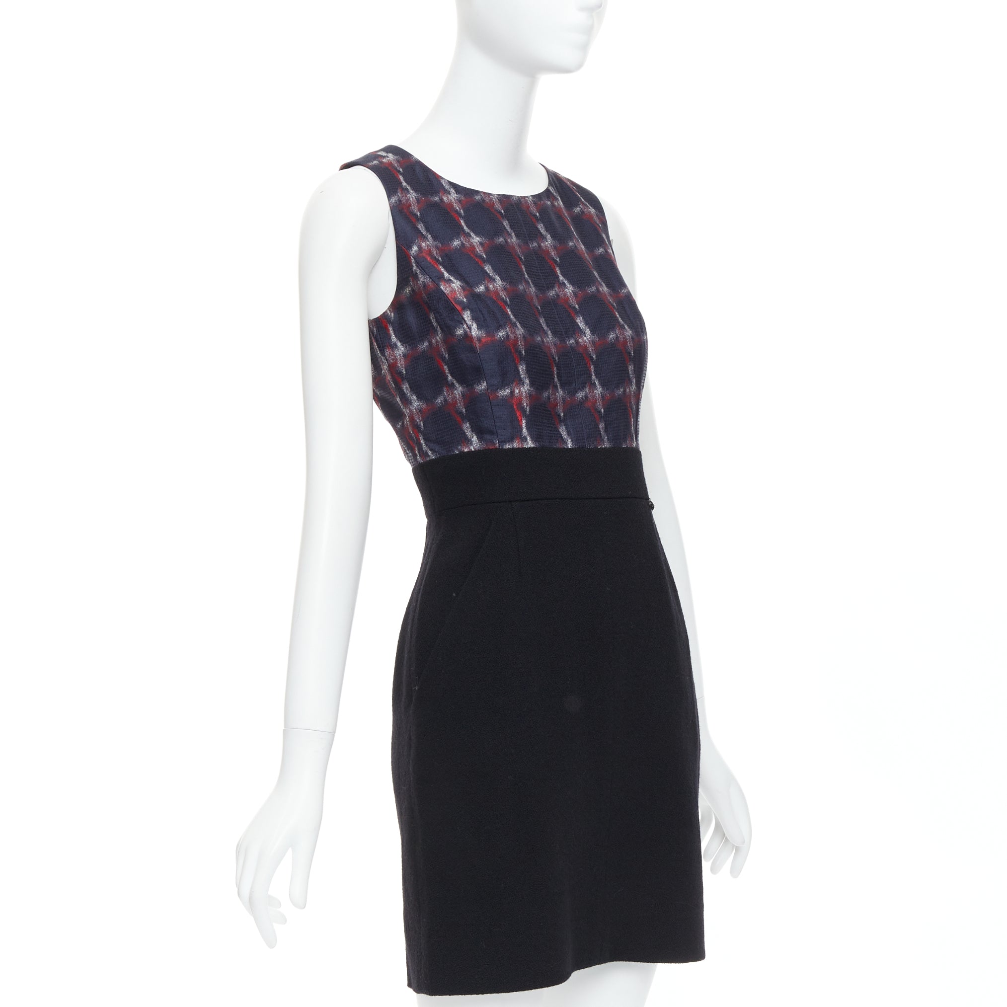 Chanel Houndstooth Shift Dress - Image 6