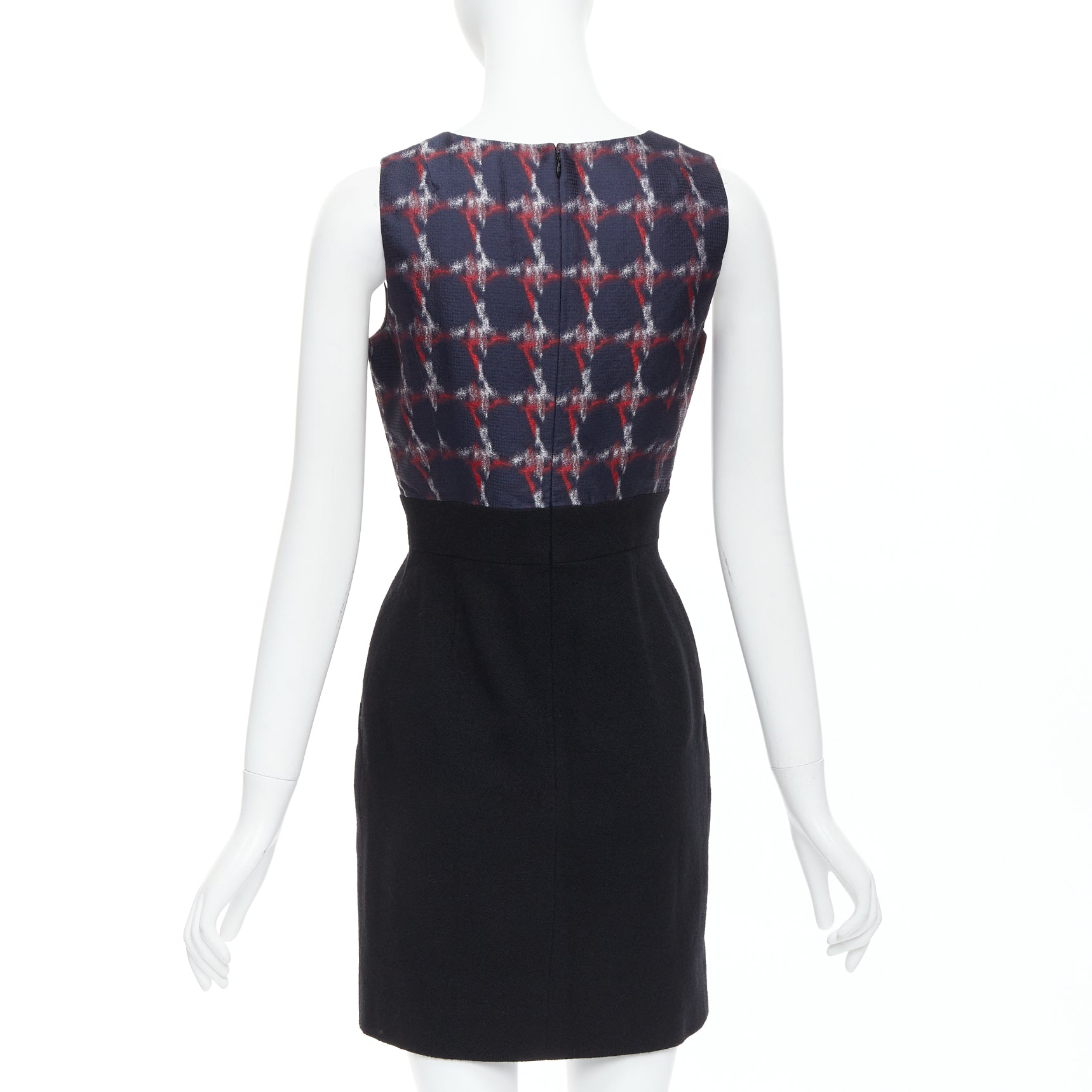 Chanel Houndstooth Shift Dress - Side view