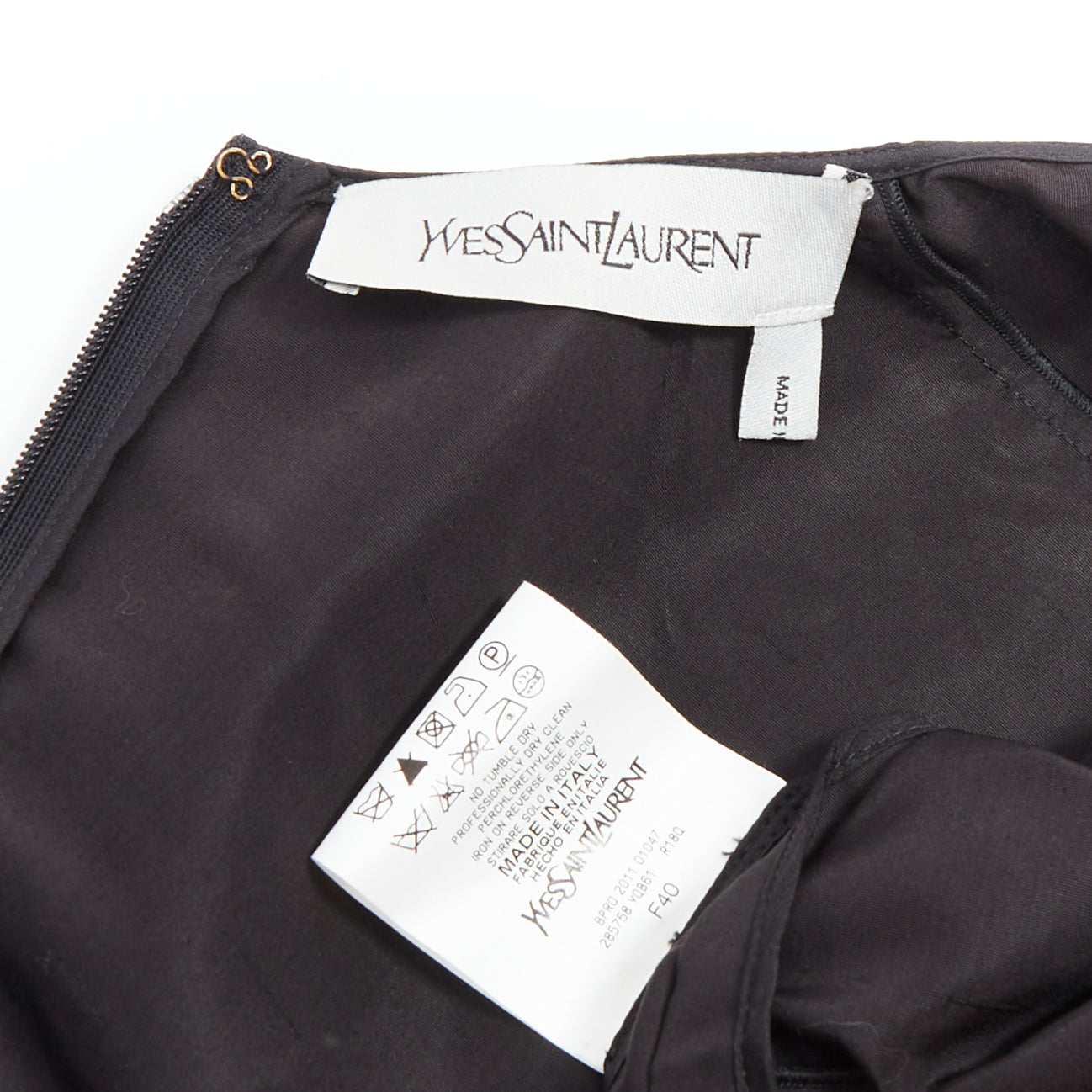 Yves Saint Laurent Puff Cocktail Dress - Image 10