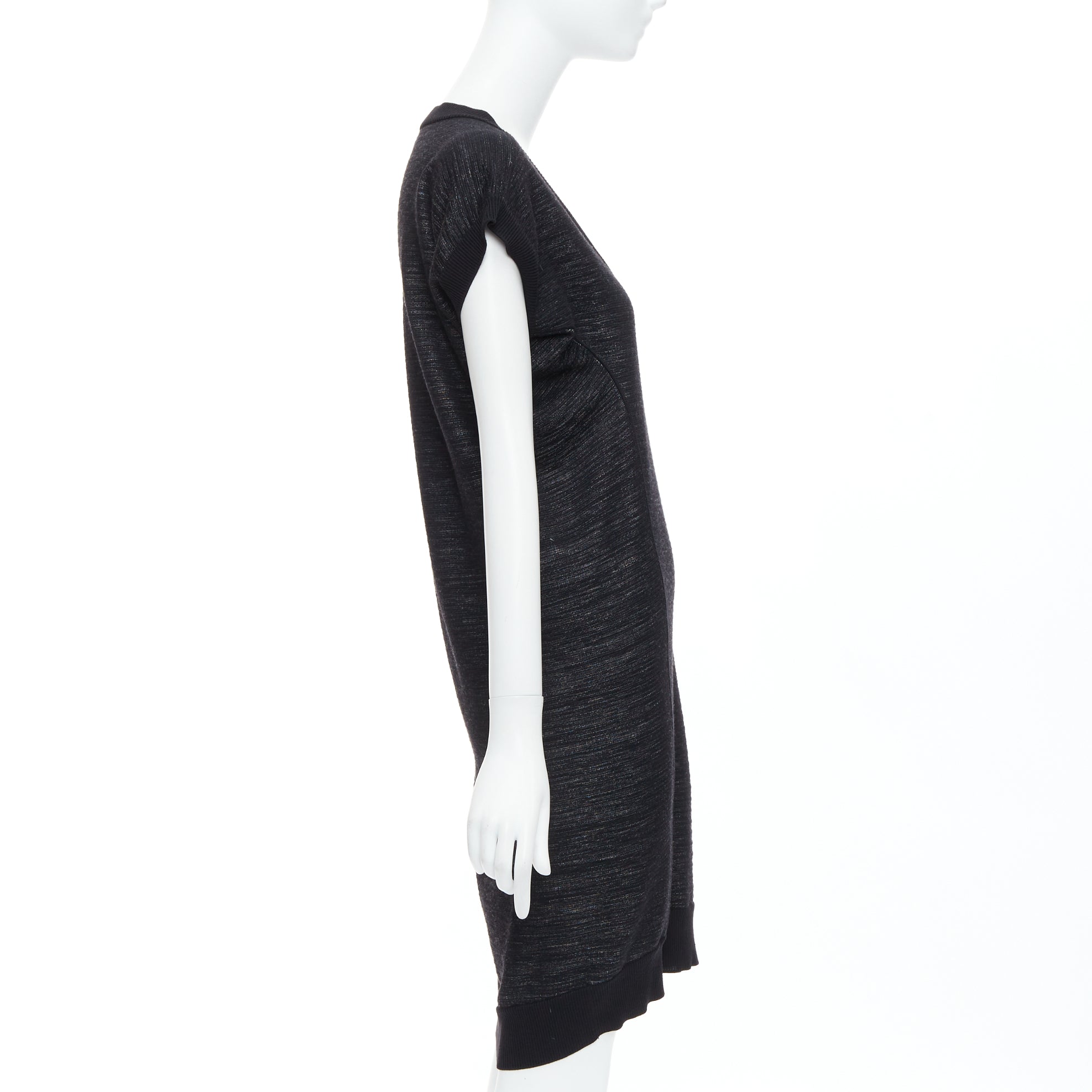 Yves Saint Laurent Batwing Wool Dress - 4