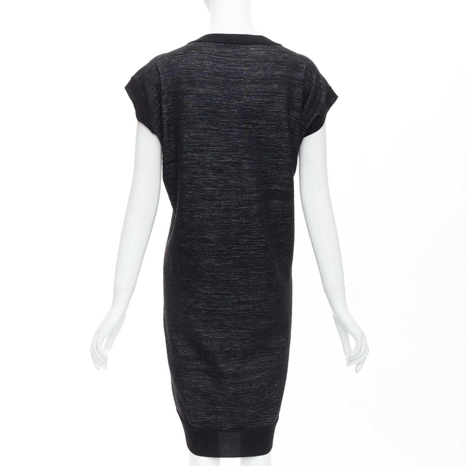 Yves Saint Laurent Batwing Wool Dress - Side view