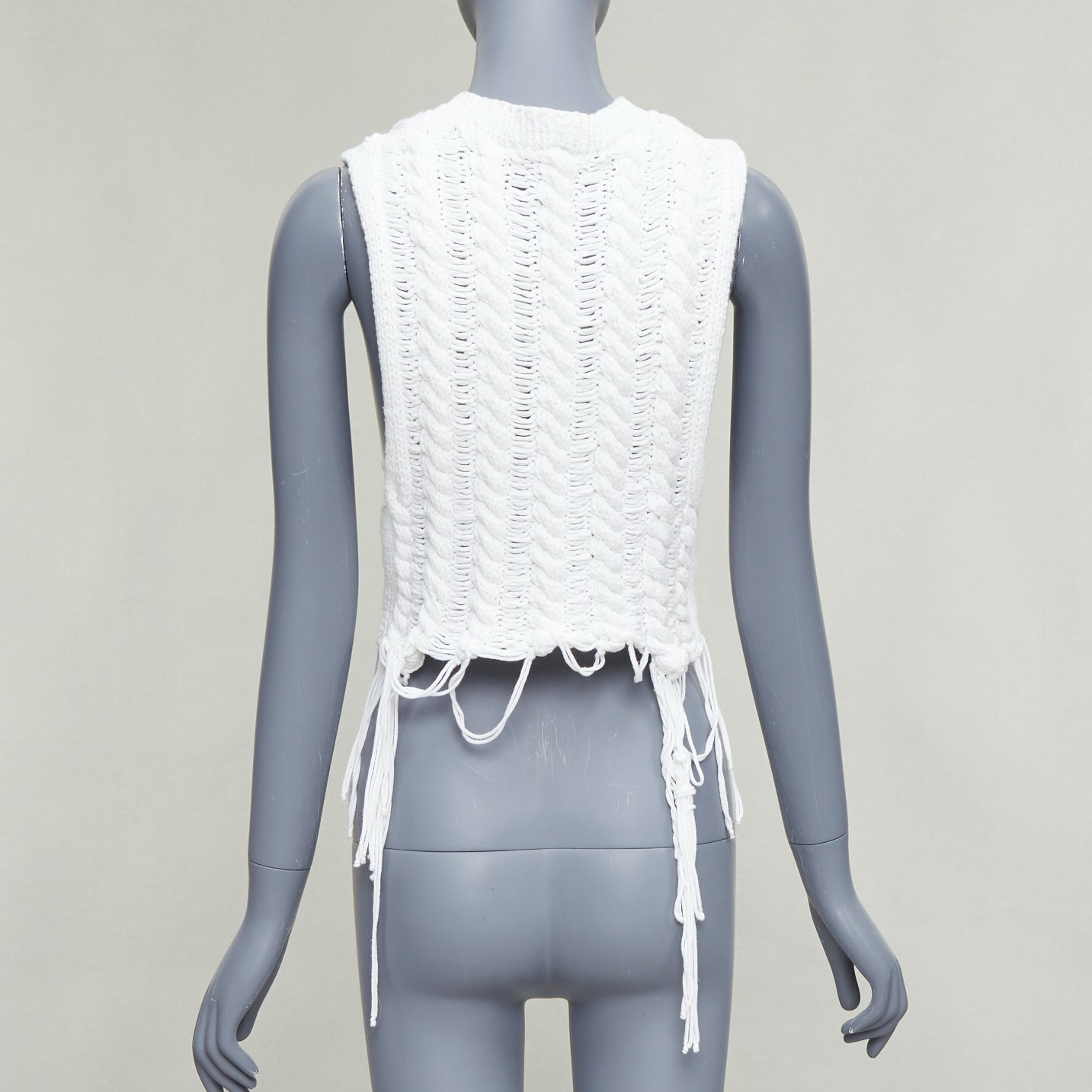 Ann Demeulemeester Distressed Vest - Side view