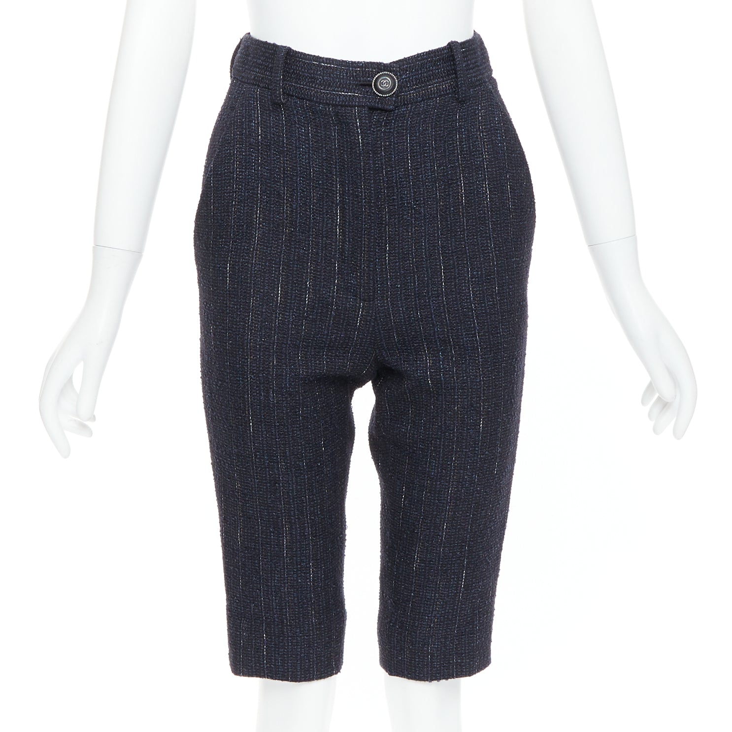 Chanel Metallic Tweed Capri