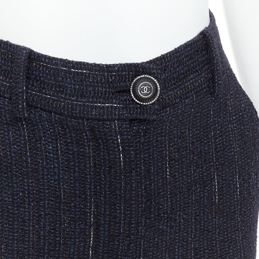 Chanel Metallic Tweed Capri - Back view