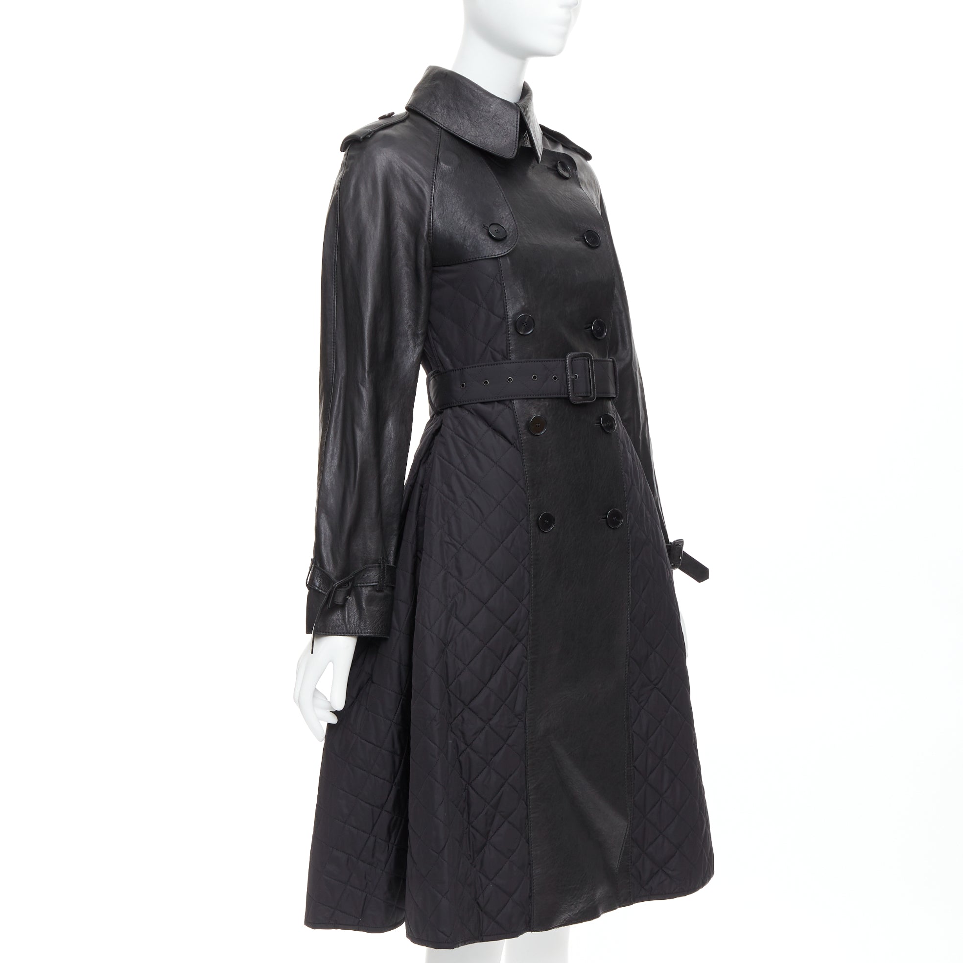 Jean Paul Gaultier Quilted Trench Coat - Image 6